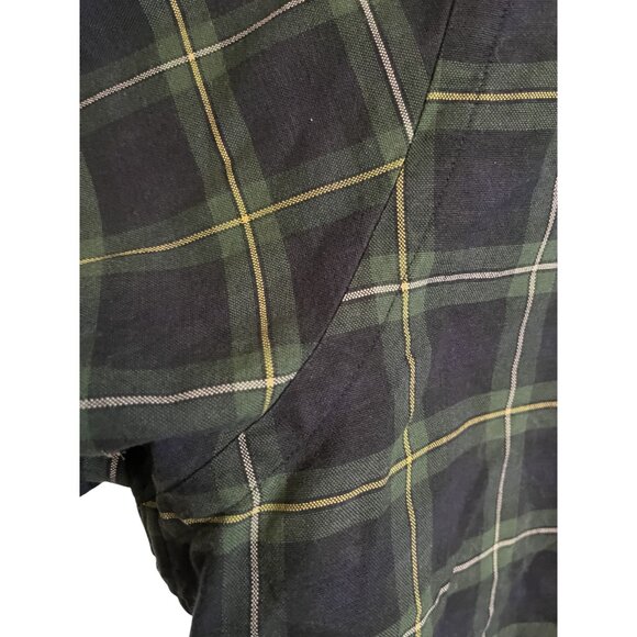 Ralph Lauren 3XLT 3TGL BIG & TALL Green & Yellow Checkered Buttoned Long Sleeve - Picture 13 of 16
